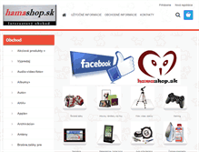 Tablet Screenshot of hamashop.sk